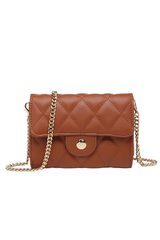 Golden Days Quilted Crossbody