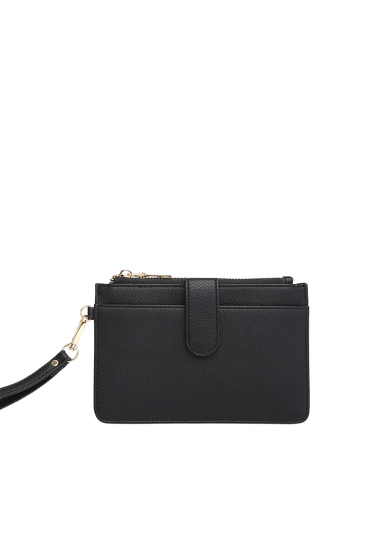 Sierra Black Wallet Clutch