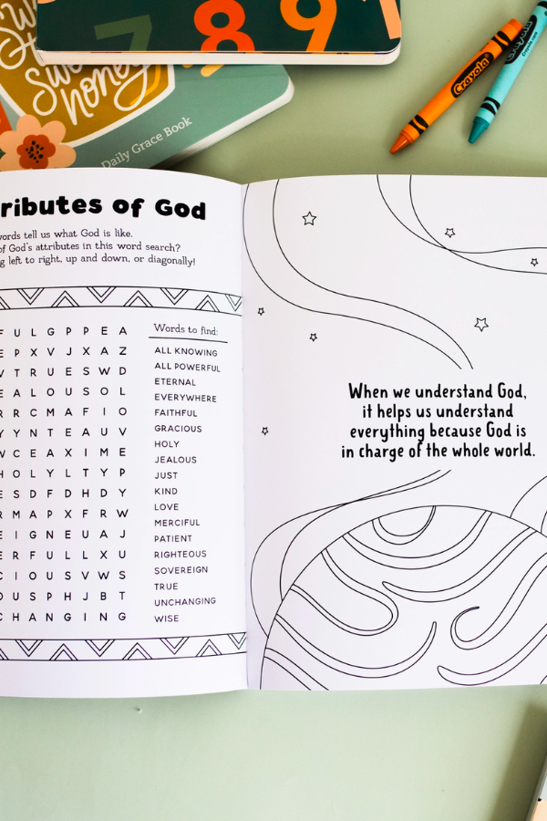 Our Great God- Kids Coloring Book