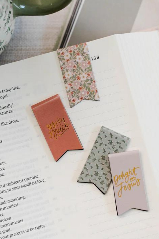 Almond Blossom Magnetic Bookmarks