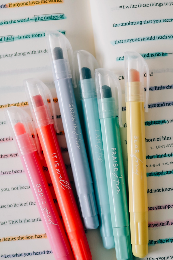 Pastel Bible Highlighter Set