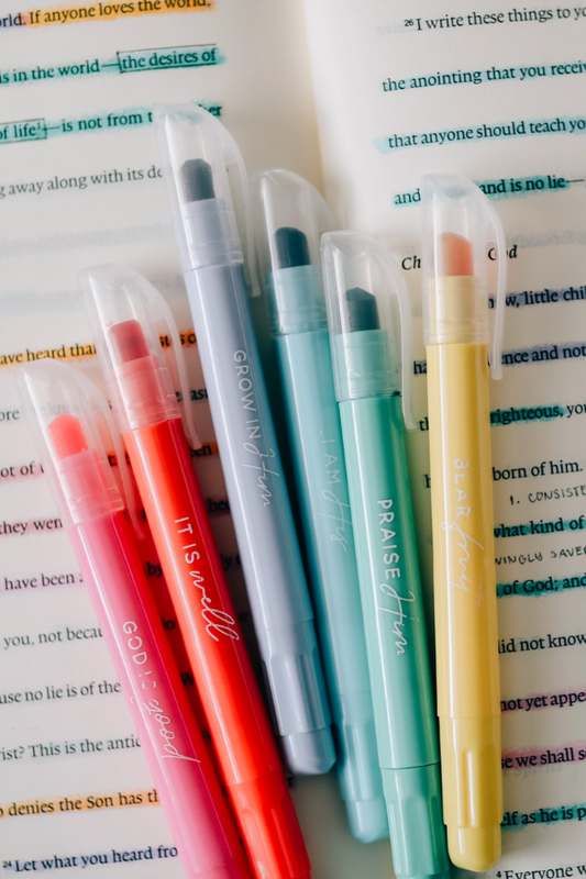 Pastel Wax Bible Highlighters