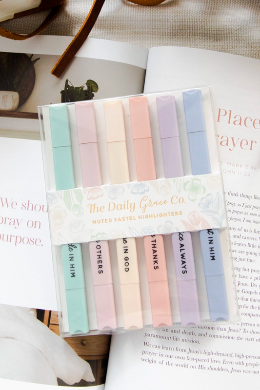 Muted Pastel Bible Highlighters