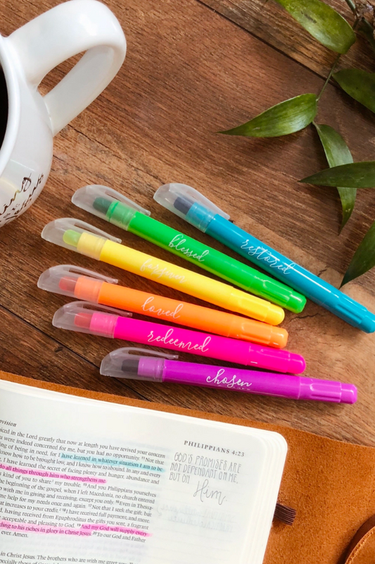 Scented Wax Bible Highlighters