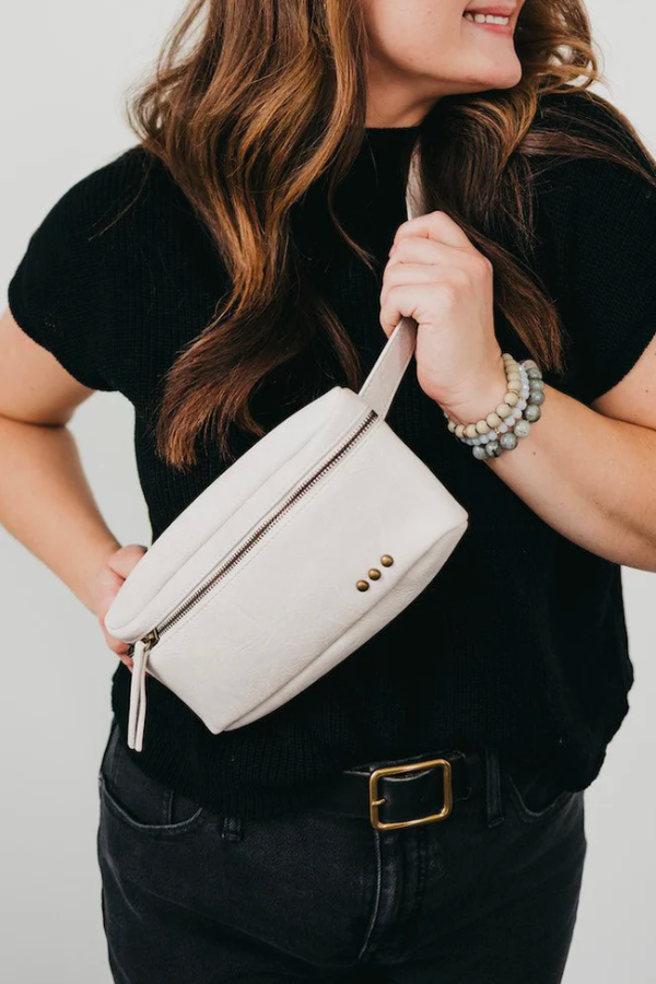 Whitley Cream Waist Crossbody Bag