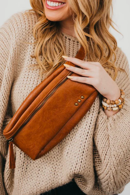 Whitley Brown Waist Crossbody Bag