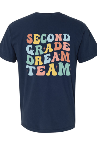 Second Grade Dream Team Personalizable Tee