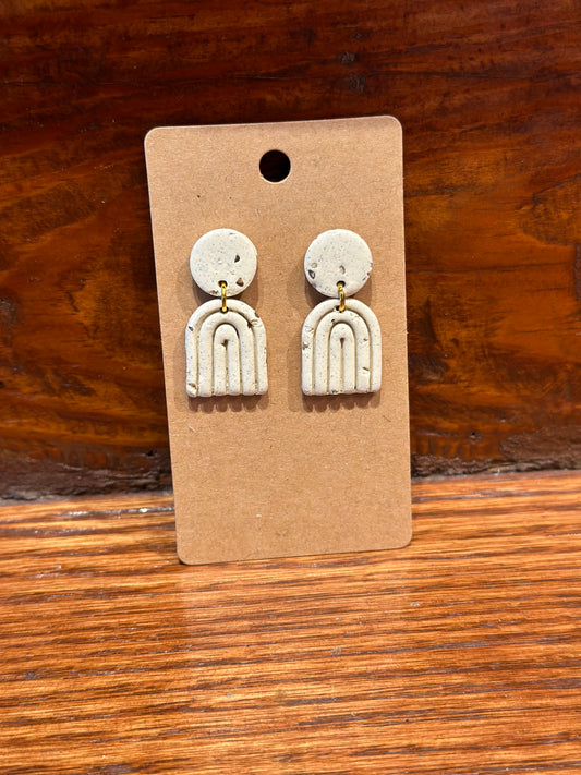 Ivory Rainbow Drop Earrings