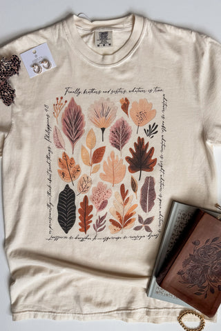 Whatever Is True Fall Graphic Tee