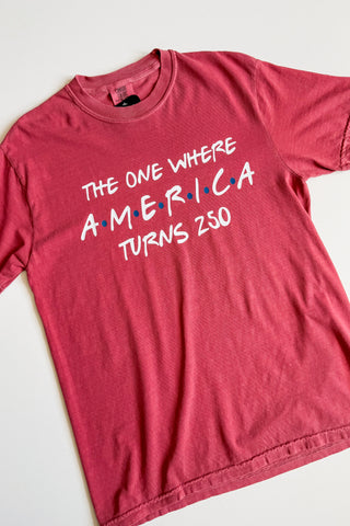 America Turns 250 Comfort Color Graphic Tee