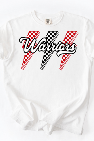 Ewing Warriors Lightning Bolt Font Made to Order Tee