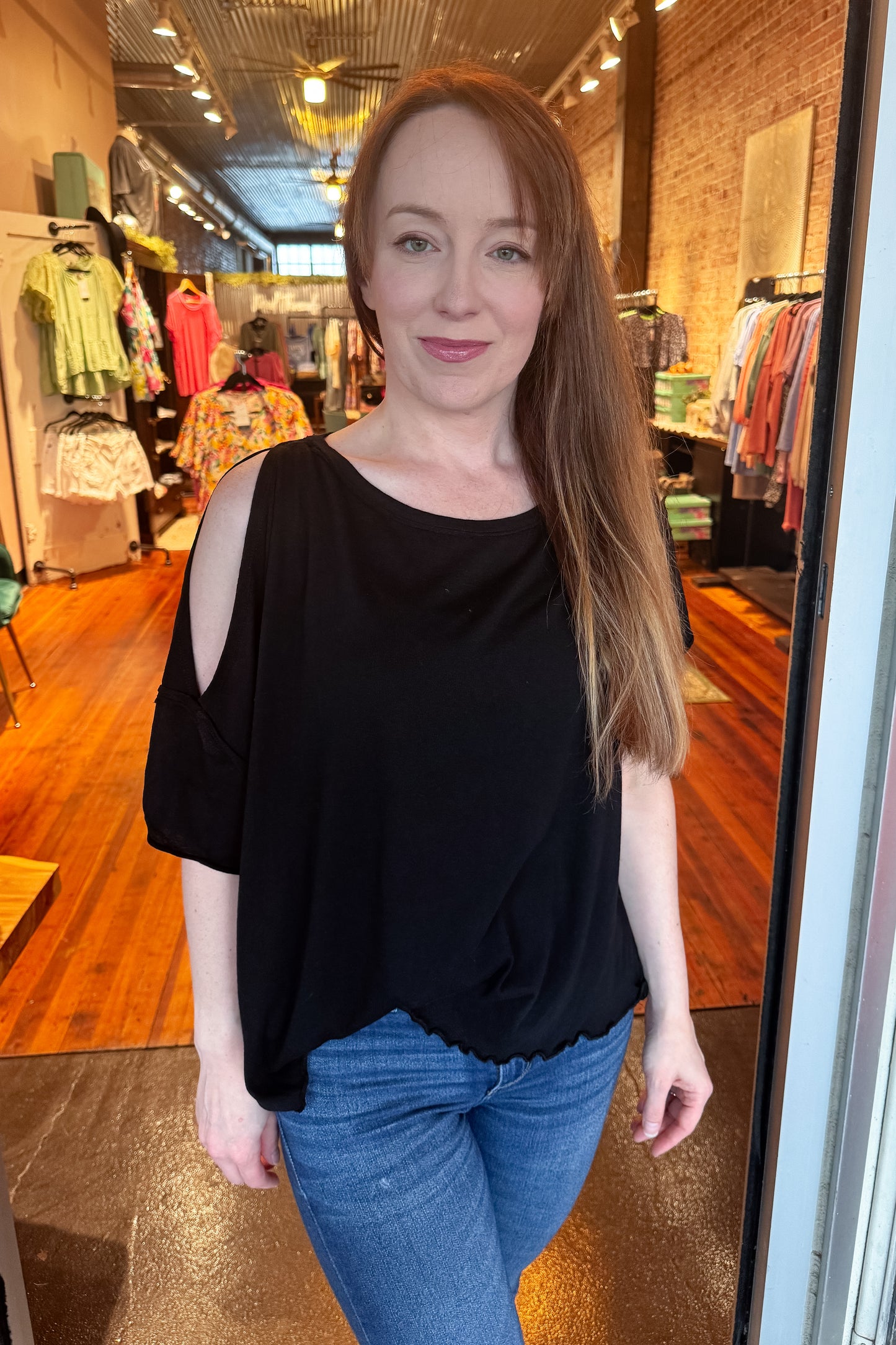 Jill Cold Shoulder Top