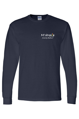 Mt.Vernon City Logo Gildan Long Sleeve Tee