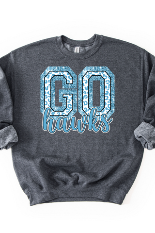 Spring Garden Hawks Bling Made To Order Tee