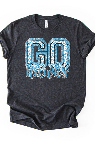 Spring Garden Hawks Bling Made To Order Tee