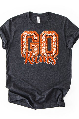 Mount Vernon Rams Bling Tee