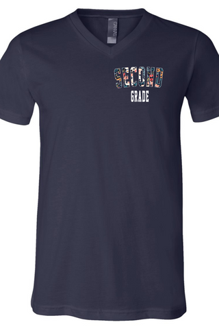 Floral Teacher Tee