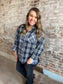 Nicole Plaid Flannel Top