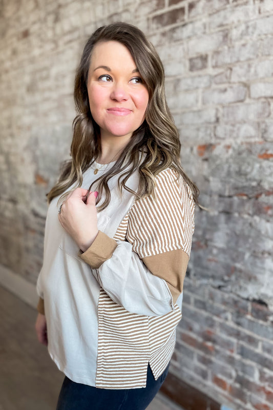 Ashlynn Color Block Top