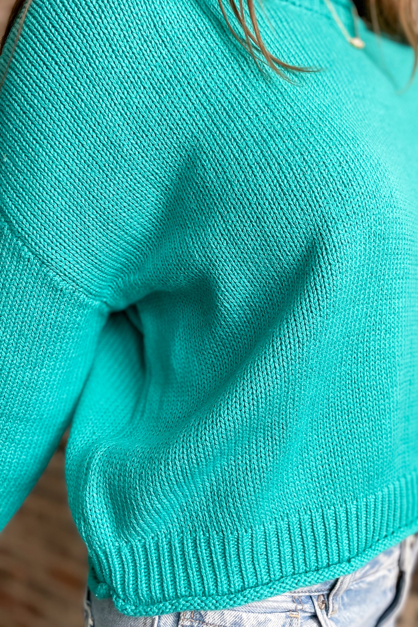 Turquoise Luck Sweater