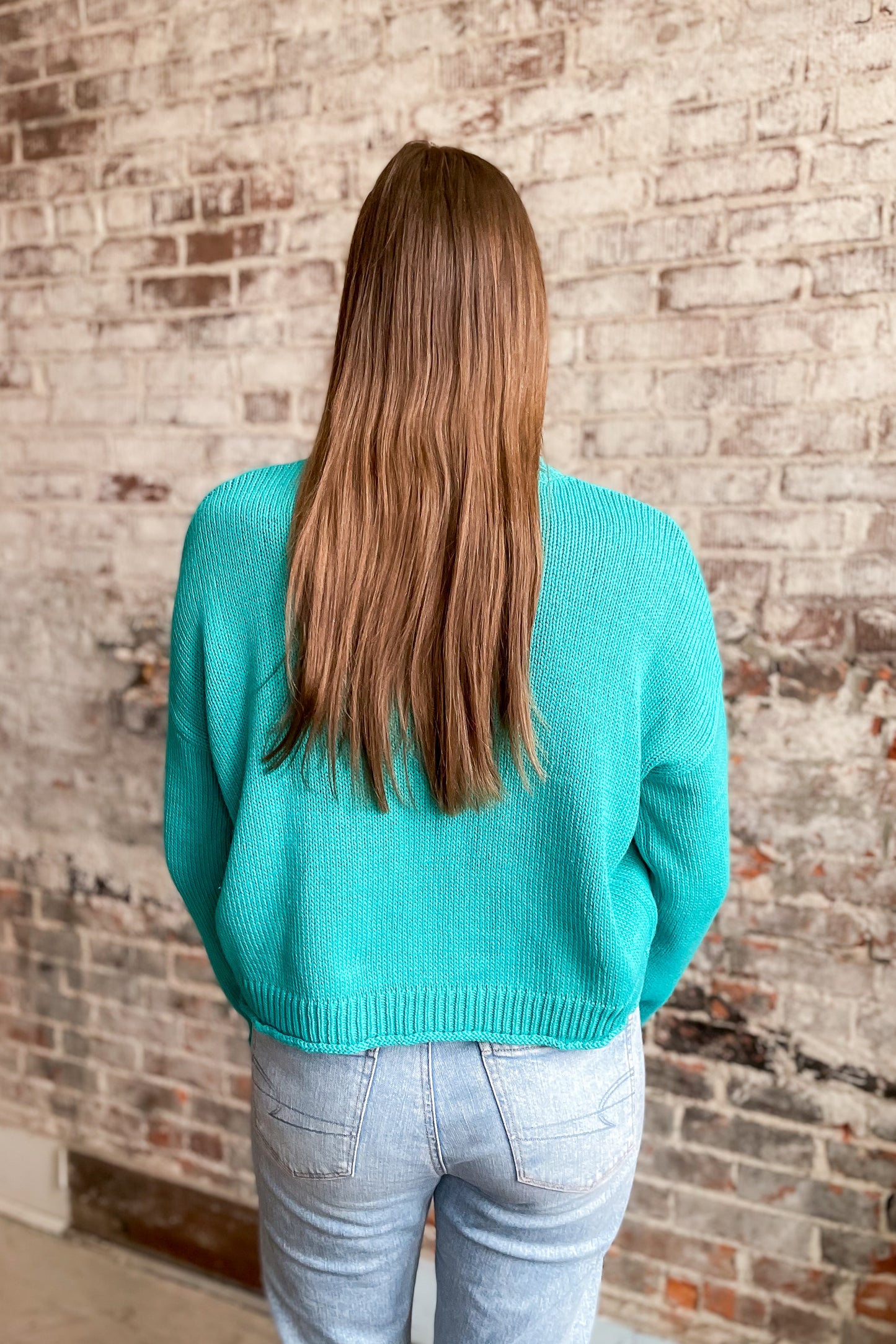 Turquoise Luck Sweater