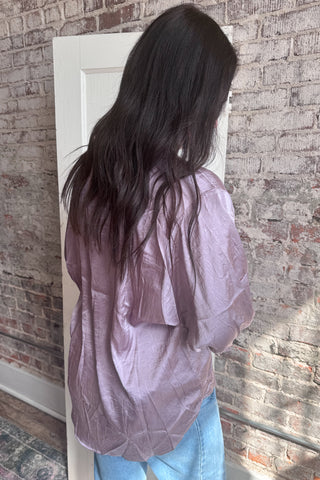 Purple Haze Button Up Blouse