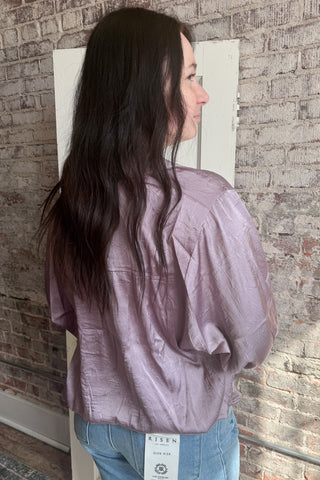 Purple Haze Button Up Blouse