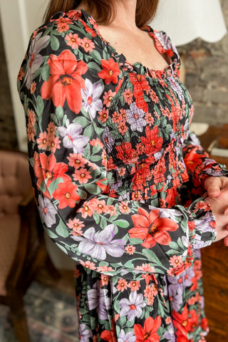 Jessie Mix Print Floral Dress