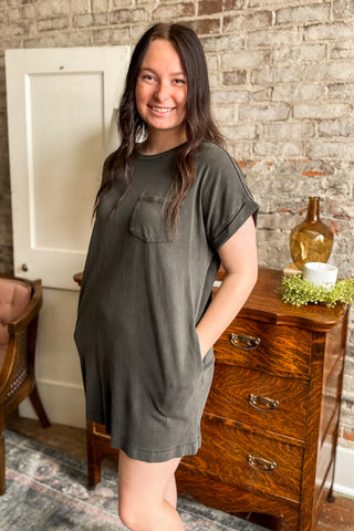 Black T-Shirt Mini Dress