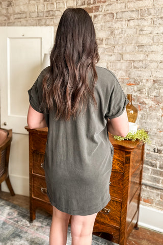Black T-Shirt Mini Dress