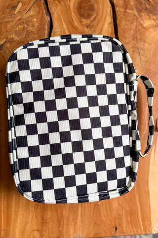 Chloe Black Check Bible Cover