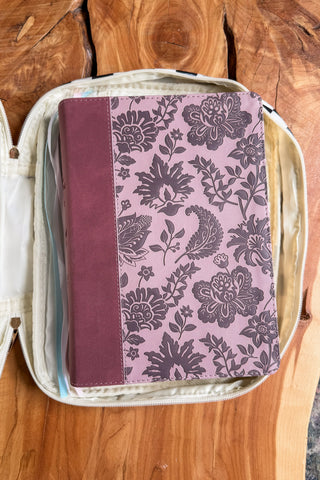 Chloe Black Check Bible Cover