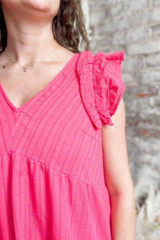 Joy Seersucker Organza Midi Dress (2 Colors)