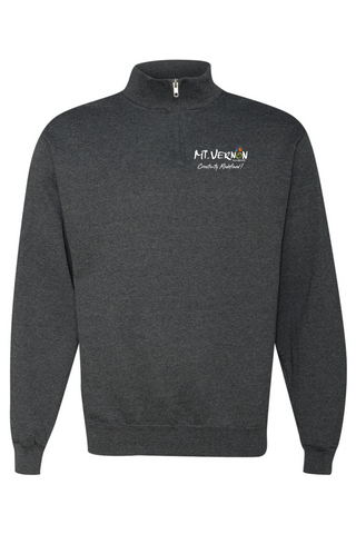 Mt.Vernon City Logo Jerzees Quarter Zip Sweatshirt