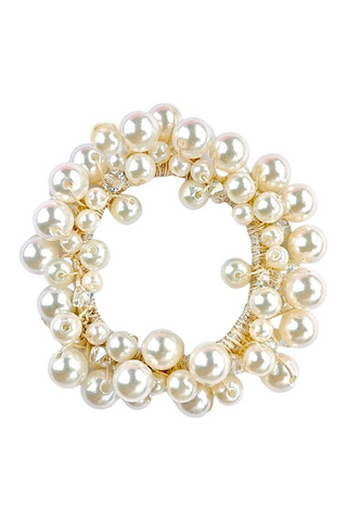 Pearl Cluster Hair Tie