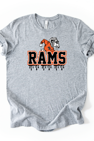 Mount Vernon Rams Drip Logo Made to Order Tee
