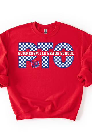 Summersville Wildcats PTO Checkered Shirt