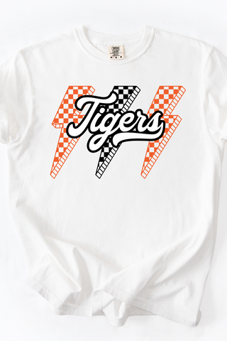 JL Buford Tigers Lightning Bolt Font Made to Order Tee