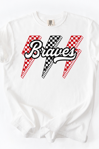 Wayne City Braves Lightning Bolt Font Made to Order Tee