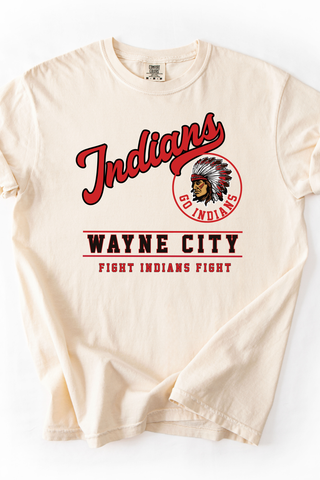 Wayne City Indians Vintage Slogan Made to Order Tee
