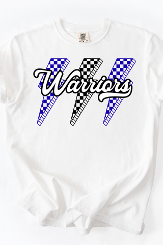Woodlawn Warriors Lightning Bolt Font Made to Order Tee