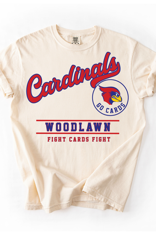 Woodlawn Cardinals Vintage Slogan Made to Order Tee