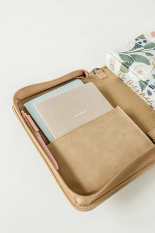 Floral Wreath Bible Cover Carrying Case