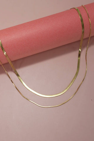 Audrey Gold Multi Layer Necklace