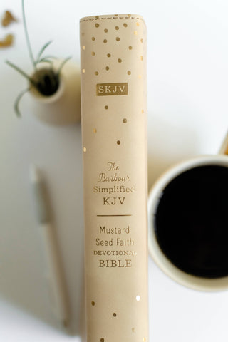 Polka Dot Mustard Seed Faith SKJV Devotional Bible