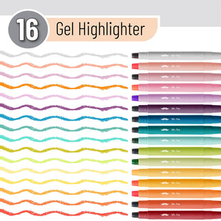 Mr. Pen Gel Bible Highlighters 16 Pack