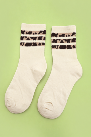 The Wild Side Crew Socks (Multiple Colors)