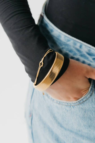 Tie The Knot Gold Bracelet