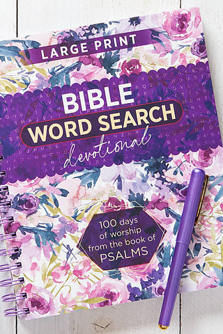 Bible Word Search Devotional on Psalms