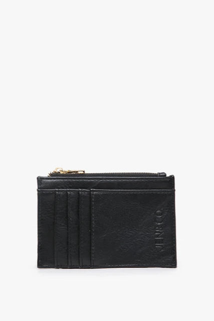 Sia Black Card Holder Wallet